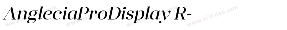 AngleciaProDisplay R字体转换